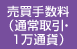 売買手数料(通常取引・1万通貨)