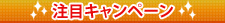 注目キャンペーン