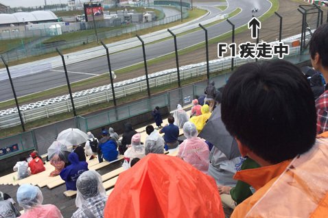 雨の鈴鹿サーキット