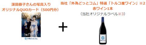 外為どっとコムのポンド/円、トルコリラ/円取引でいいものプレゼントキャンペーン