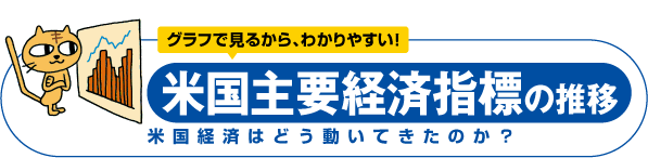 米国主要経済指標の推移 米国経済はどう動いてきたのか?