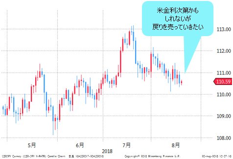 米ドル/円 日足