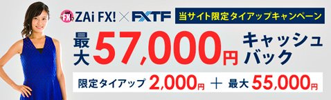 ゴールデンウェイ・ジャパンのザイFX！限定タイアップキャンペーン
