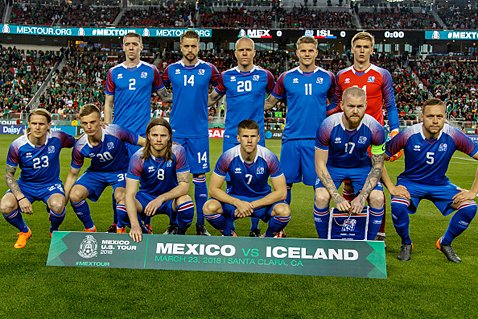 サッカーアイスランド代表の写真