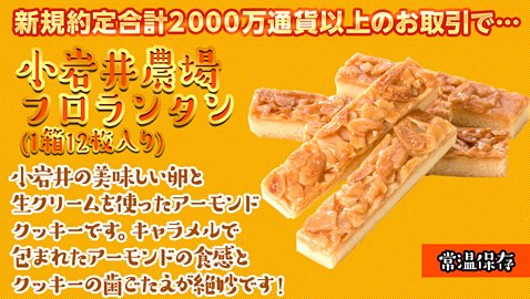 JFXのグルメキャンペーン賞品