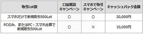 キャンペーン適用例