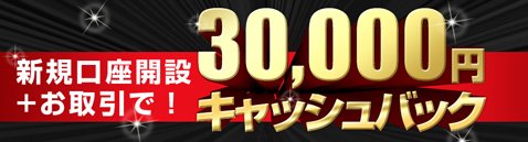 アイネット証券・3万円キャッシュバックの新規口座開設キャンペーン