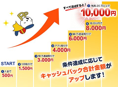 キャッシュバックのしくみ