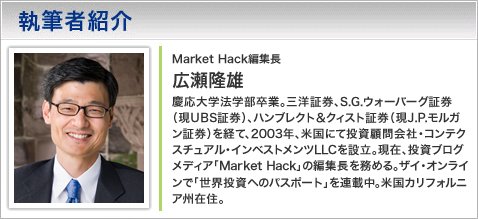 広瀬隆雄氏プロフィール