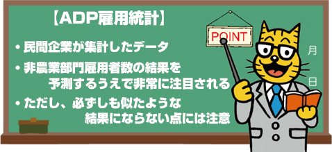 ＡＤＰ雇用統計のポイント