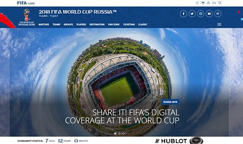 FIFAワールドカップ特設ページ