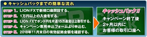 ヒロセ通商の新規口座開設キャンペーンの流れ