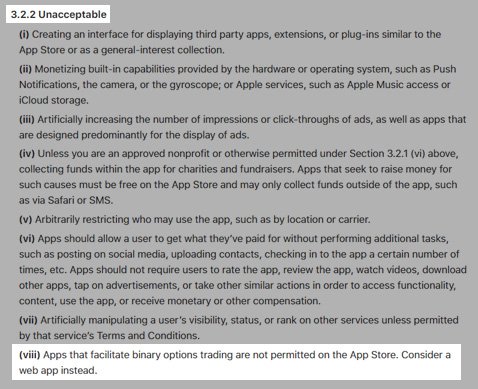 Apple社が「App Store Review Guidelines」を改定