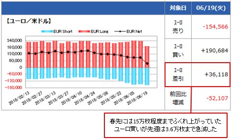 IMMポジションの推移