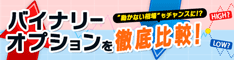 動かない相場もチャンスに!? バイナリーオプションを徹底比較！