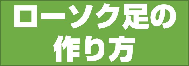 ローソク足の作り方