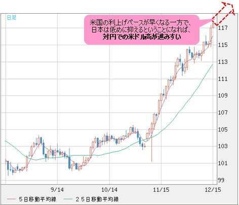 米ドル/円 日足