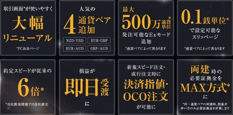 GMOクリック証券新システムのリニューアルポイント