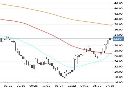 ブラジル株価指数ETF 日足