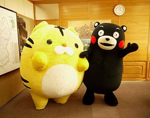トラリピくんとくまモン