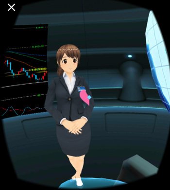 GMOクリック証券・「GMO-FX VR トレード」櫻子さんを見たところ