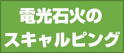 電光石火のスキャルピング