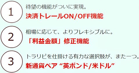 トラリピパワーアップ宣言の中身