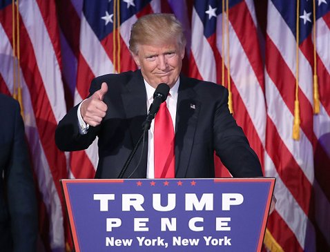 1月20日（金）に米大統領に就任するトランプ氏。トランプ大統領は就任演説で何を話すのか？ (C)Scott Olson/Getty Images
