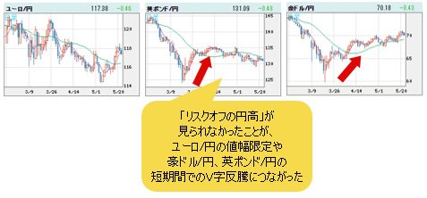 世界の通貨VS円 日足チャート