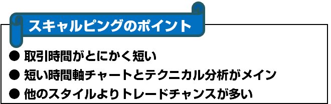 スキャルピングのポイント