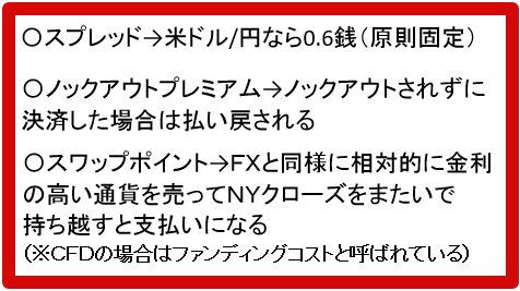 ノックアウト・オプションにかかる3つのコスト
