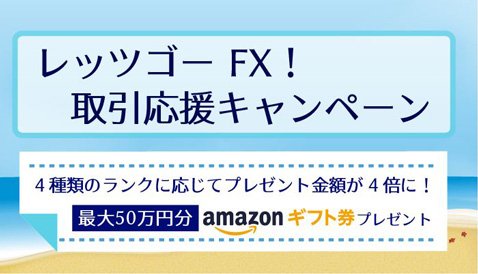SBI FXトレード・「レッツゴーFX! 取引応援キャンペーン」