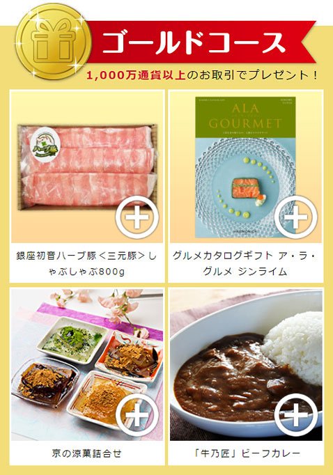 マネーパートナーズの令和最初のグルメキャンペーン