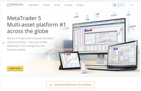 MetaQuotes社の公式サイト