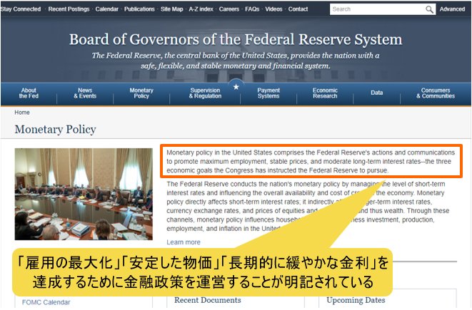 FRBの公式サイト