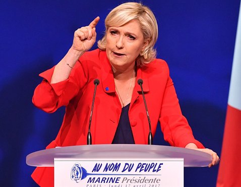 仏大統領選挙 マリーヌ・ルペン候補