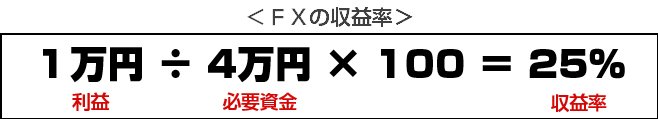 FXの収益率