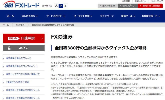 SBI FXトレードの公式サイト