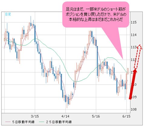 米ドル/円 日足