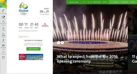 リオデジャネイロ五輪公式ウェブサイト